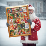 Christmas Vintage Poster Jigsaw Puzzle 1000 Pieces