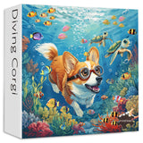 Diving Corgi Jigsaw Puzzle 1000 Pieces