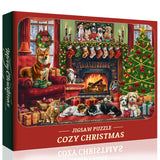 Cozy Christmas Jigsaw Puzzle 1000 Pieces