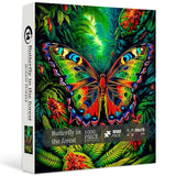 Butterfly in the forest Jigsaw Puzzle 1000 Pieces