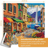 Seaside Town Jigsaw Puzzle 1000 Pieces