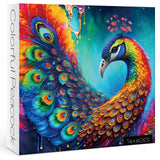 Colorful Peafowl Jigsaw Puzzle 1000 Pieces