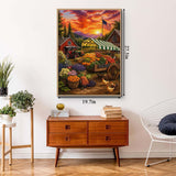 Elegante puzzle con cani con fiori, 1000 pezzi