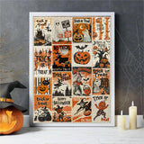 Halloween Vintage Poster Jigsaw Puzzle 1000 Piece