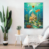 Elegante puzzle con cani con fiori, 1000 pezzi