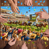 Stilvolles Blumenhunde-Puzzle 1000 Teile