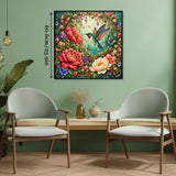 Stilvolles Blumenhunde-Puzzle 1000 Teile