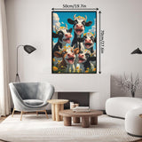 Flower Crown Cows Jigsaw Puzzle 1000 Pieces