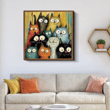 Big-Eye Cats Jigsaw Puzzle 1000 Pieces