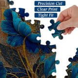 Elegant Blue Flower Jigsaw Puzzle 1000 Pieces