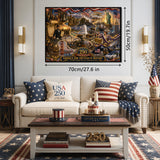 Elegante puzzle con cani con fiori, 1000 pezzi