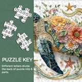 Blooming Turtle Jigsaw Puzzle 1000 Pieces