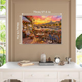 Stilvolles Blumenhunde-Puzzle 1000 Teile