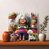 Grandma’s Cozy Knit Jigsaw Puzzle 1000 Pieces