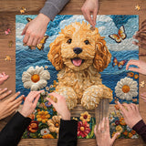 Garden Puppy Jigsaw Puzzle 1000 Pieces