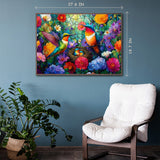 Floral Hummingbirds Jigsaw Puzzle 1000 Pieces