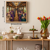 Stilvolles Blumenhunde-Puzzle 1000 Teile
