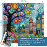 Puzzle de puzzle de bazar vibrant 1000 pièces