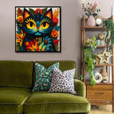 Color Bloom Cat Jigsaw Puzzle 1000 Pieces