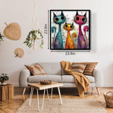 Agile Cat Group Jigsaw Puzzle 1000 Pieces