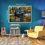 Punzuole Rhapsody puzzle di Van Gogh 1000 pezzi