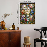 Stilvolles Blumenhunde-Puzzle 1000 Teile