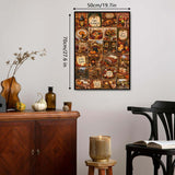Stilvolles Blumenhunde-Puzzle 1000 Teile