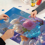 Puzzle rosa oro nero puzzle 1000 pezzi