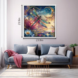 Puzzle con libellula e loto, 1000 pezzi