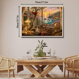 Elegante puzzle con cani con fiori, 1000 pezzi