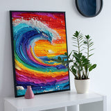 Colorful Waves Jigsaw Puzzle 1000 Pieces