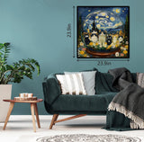 Puzzle Pomme Colorée en Fleurs 1000 Pièces