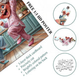 Stilvolles Blumenhunde-Puzzle 1000 Teile