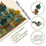 Puzzle Pomme Colorée en Fleurs 1000 Pièces