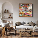 Colorful Art Studio Jigsaw Puzzle 1000 Pieces