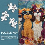 Puzzle per uccelli con piuma di cristallo 1000 pezzi