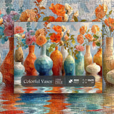 Colorful Vases Jigsaw Puzzle 1000 Pieces
