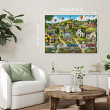Vibrante Bazaar Jigsaw Puzzle 1000 piezas
