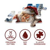 Elegante puzzle con cani con fiori, 1000 pezzi