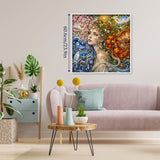 Puzzle élégant de chiens de fleurs 1000 pièces