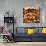 Elegante puzzle con cani con fiori, 1000 pezzi