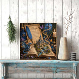 Stilvolles Blumenhunde-Puzzle 1000 Teile