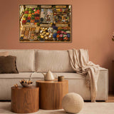 Stilvolles Blumenhunde-Puzzle 1000 Teile