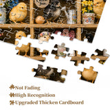 Stilvolles Blumenhunde-Puzzle 1000 Teile