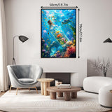 Elegante puzzle con cani con fiori, 1000 pezzi