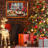 Christmas Living Room Jigsaw Puzzle 1000 Pieces