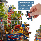 Elegante puzzle con cani con fiori, 1000 pezzi