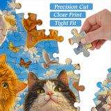 Cats in Circle Jigsaw Puzzle 1000 Pieces