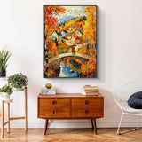 Fall Village Jigsaw Puzzle 1000 Pieces
