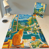 Starry Night Cat Jigsaw Puzzle 1000 Pieces